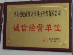诚信经营单位